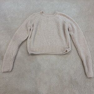 Altar’d State Cozy Cream Knit Sweater
